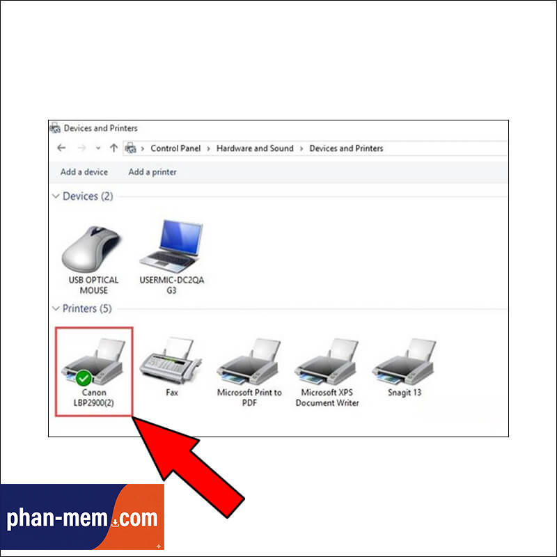 Cài đặt Driver máy in Canon LBP 2900 trên Windows