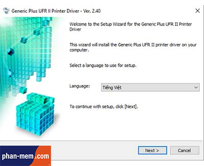 Các bước cài đặt Driver máy in Canon LBP 223DW