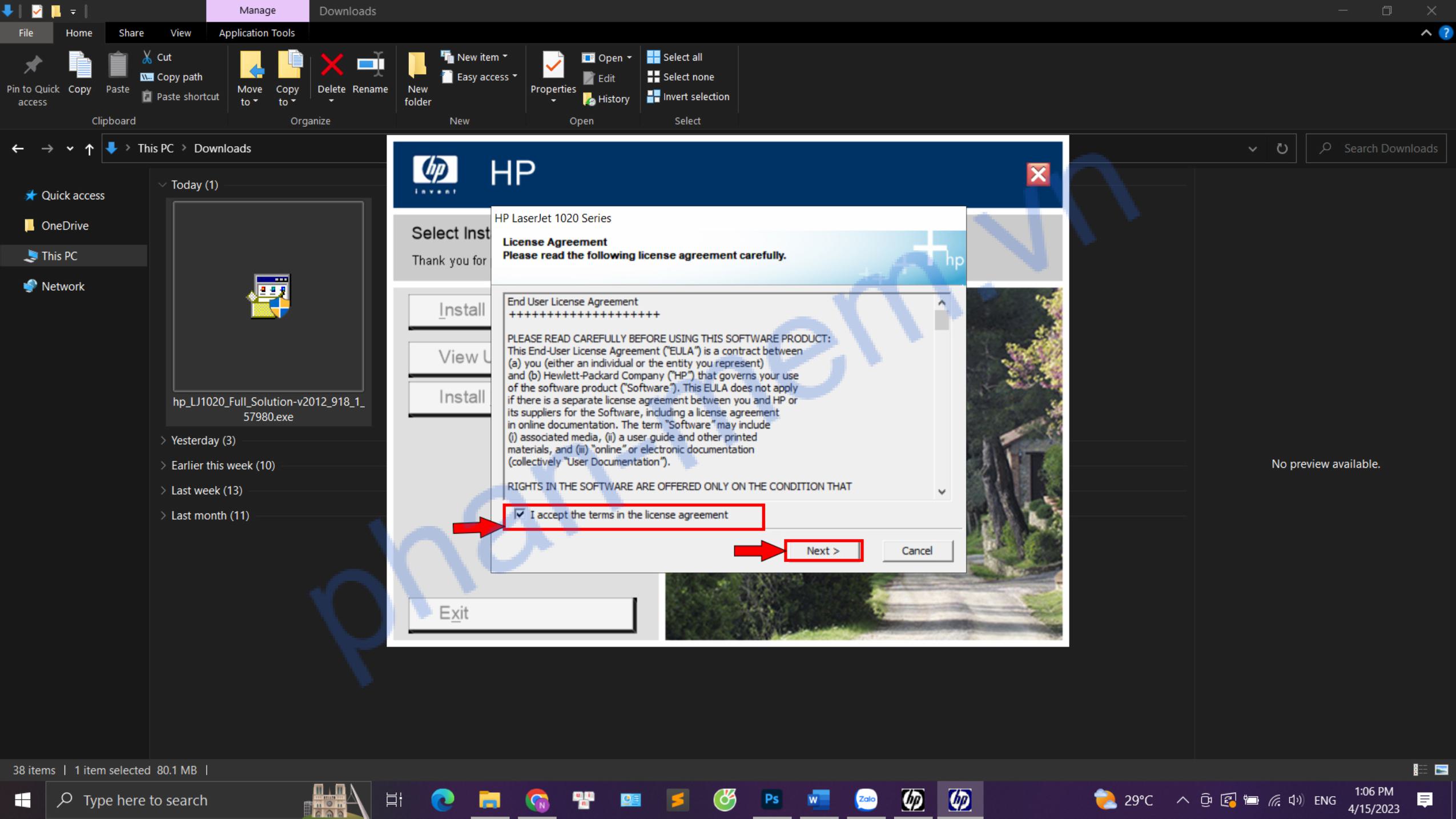 cai dat may in hp laserjet 1020 1 images 2