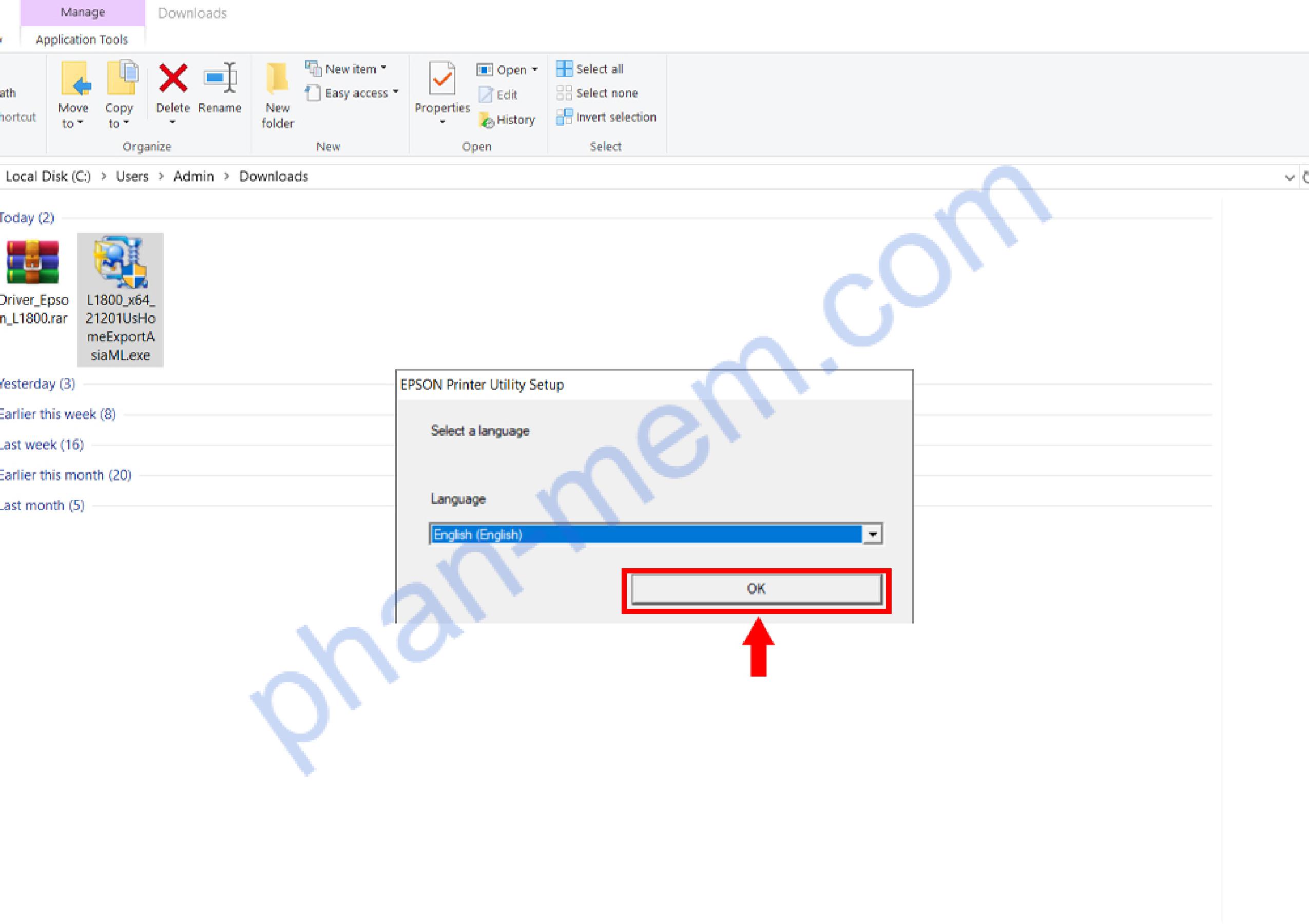 huong dan cai dat driver cho may in epson l1800 1 hinh anh 1
