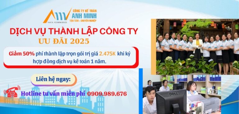 Dịch Vụ Thành Lập Công Ty, Doanh Nghiệp Trọn Gói Sale 50%